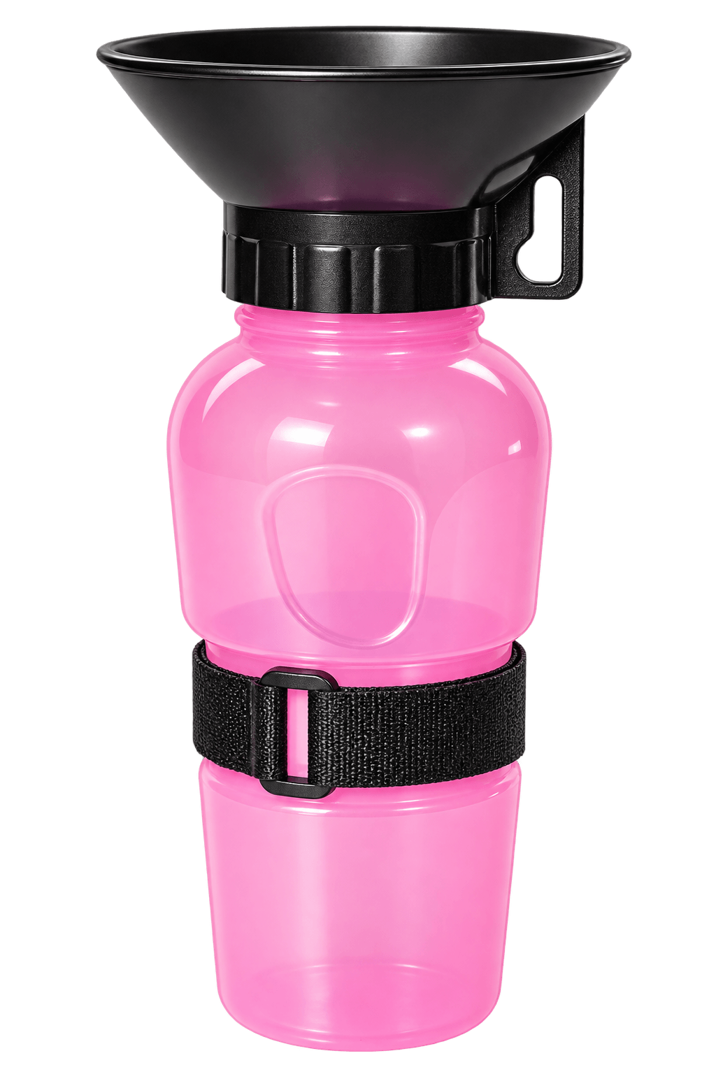 Bebedero portátil rosa para mascotas